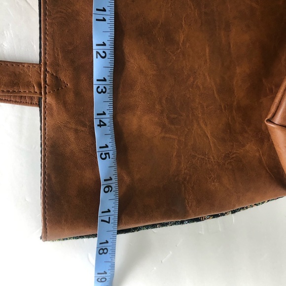 Thomas kinkade shoulder Vegan leather Tote bag - Picture 7 of 8